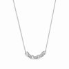 Clearance * Coach Women'S Signature Pave Necklace Crystal, Rhodium