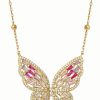 Clearance * Giani Bernini Cubic Zirconia Butterfly Pendant Necklace In 18K Gold-Plated Sterling Silver, 16 + 2 Extender, Created For Macy'S Gold