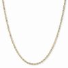 Wholesale * Italian Gold Textured Barrel Link 18 Chain Necklace In 14K Gold Yellow Gold