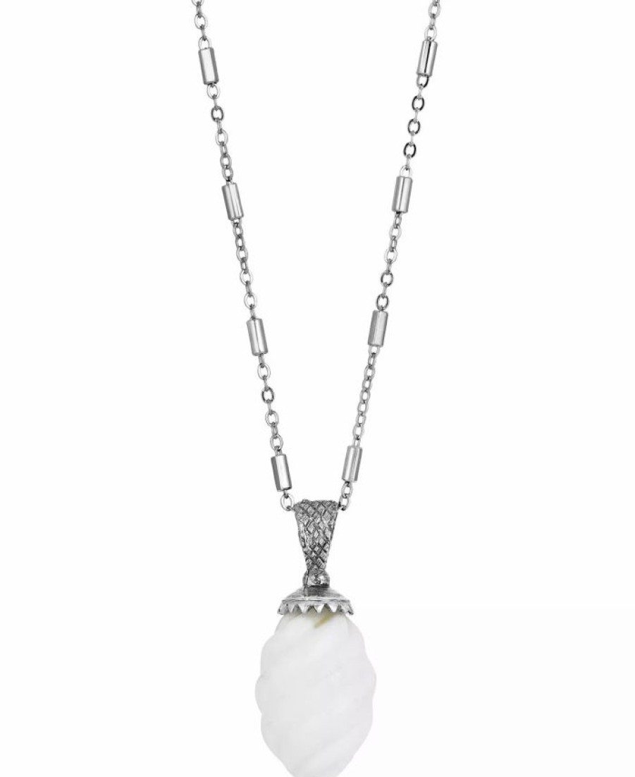 Hot * 2028 9 Women'S Bead Necklace White