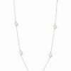 Hot * Effy Collection Cultured Freshwater Pearl (7Mm) 18 Statement Necklace In Sterling Silver Sterling Silver