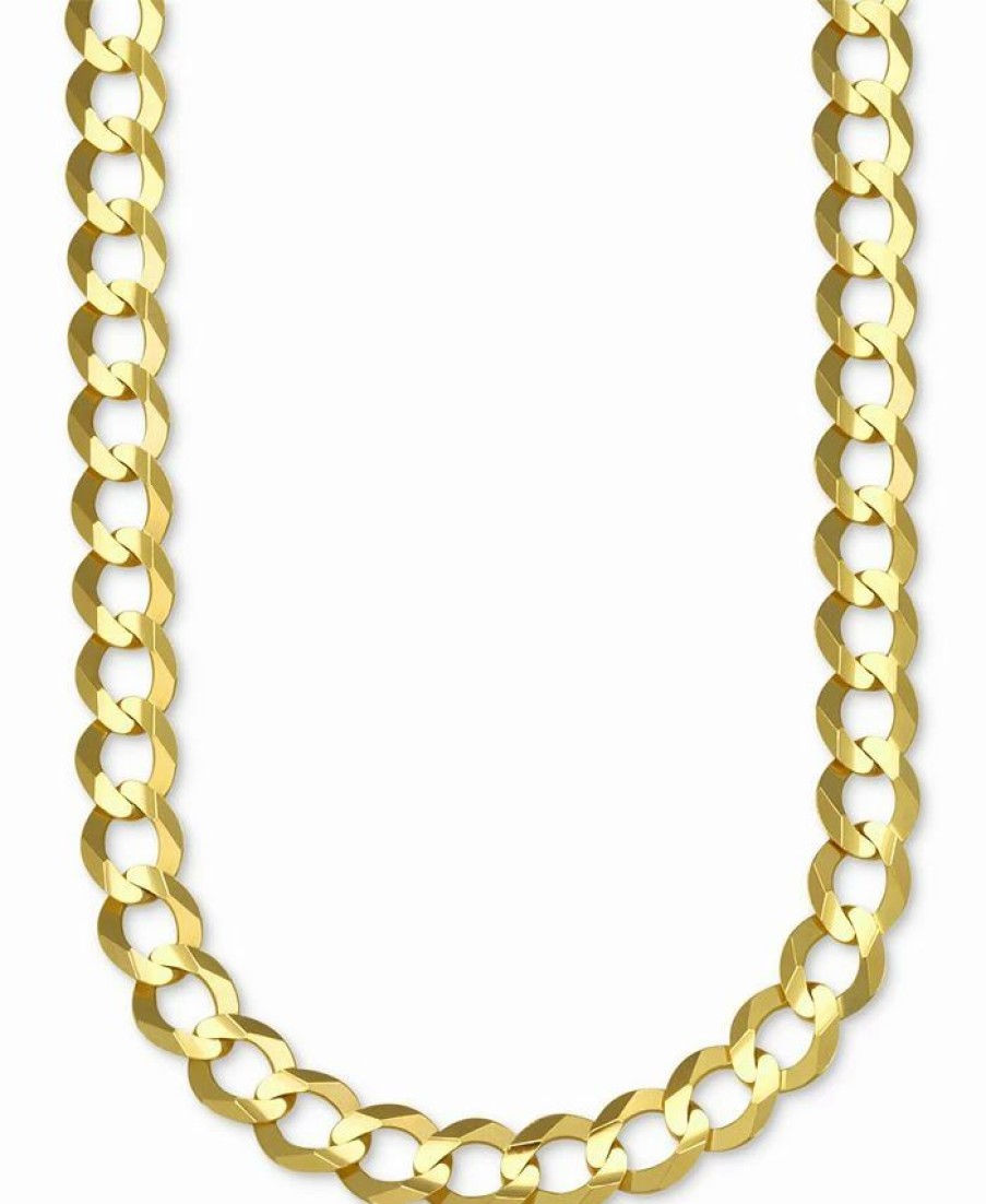 Wholesale * Italian Gold 26 Open Curb Link Chain Necklace In Solid 10K Gold Gold