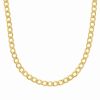 Clearance * Italian Gold Curb Link 18 Chain Necklace (5Mm) In 14K Gold Yellow Gold