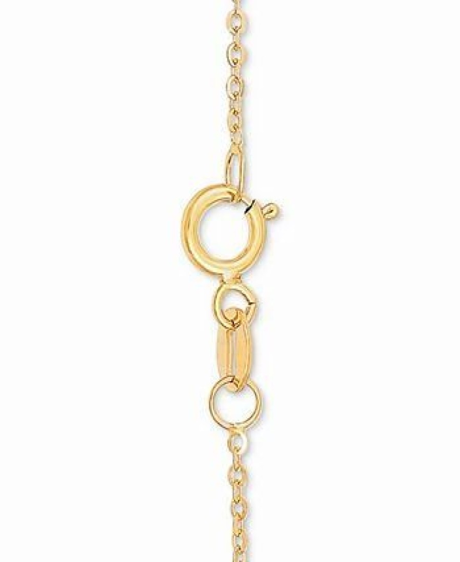 Clearance * Italian Gold Mirror Cable Link 18 Chain Necklace In 14K Gold Yellow Gold