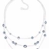 Clearance * Anne Klein Stone Embellished Layered Necklace, 15-1/4 + 3 Extender