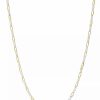 Best * Giani Bernini Figaro Link 18 Chain Necklace In Sterling Silver & 18K Gold-Plated, Created For Macy'S Two-Tone