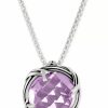 Best * Peter Thomas Roth Lavender Amethyst Adjustable Pendant Necklace (4 Ct. T.W.) In Sterling Silver Lavender