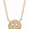 Online * Giani Bernini Cubic Zirconia Smiley 18 Pendant Necklace In 18K Gold-Plated Sterling Silver, Created For Macy'S Gold Over Sterling Silver