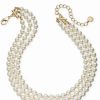 New * Charter Club Gold-Tone Imitation Pearl Triple-Row Choker Necklace, 16 + 2 Extender, Created For Macy'S Pearl