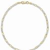 Clearance * Giani Bernini Thin Figaro Chain Ankle Bracelet In 18K Gold-Plated Sterling Silver, Created For Macy'S Silver/Gold